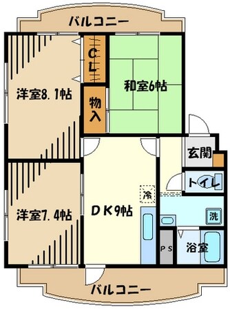 パーシカム・Ｎの物件間取画像